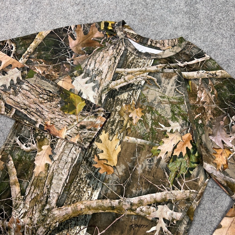Cabelas Shirt Mens Small TrueTimber Kanati Long Sleeve Lightweight‎ Performance